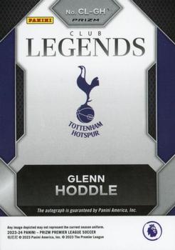 2023-24 Panini Prizm Premier League - Club Legends Signatures Blue Shimmer #CL-GH Glenn Hoddle Back