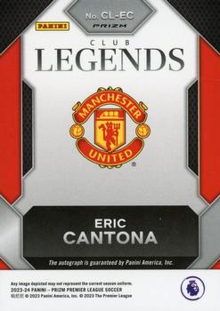2023-24 Panini Prizm Premier League - Club Legends Signatures Breakaway #CL-EC Eric Cantona Back