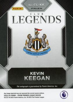 2023-24 Panini Prizm Premier League - Club Legends Signatures Choice #CL-KK Kevin Keegan Back