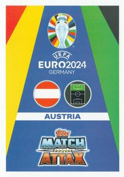 2024 Topps Match Attax Euro 2024 Germany #AUT17 Michael Gregoritsch Back