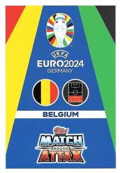 2024 Topps Match Attax Euro 2024 Germany #BEL2 Timothy Castagne Back