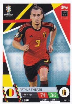 2024 Topps Match Attax Euro 2024 Germany #BEL3 Arthur Theate Front