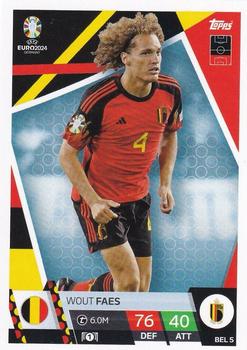 2024 Topps Match Attax Euro 2024 Germany #BEL5 Wout Faes Front