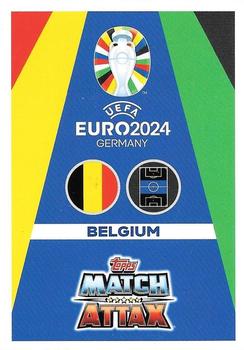 2024 Topps Match Attax Euro 2024 Germany #BEL8 Amadou Onana Back