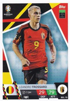 2024 Topps Match Attax Euro 2024 Germany #BEL15 Leandro Trossard Front