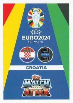 2024 Topps Match Attax Euro 2024 Germany #CRO9 Marcelo Brozović Back