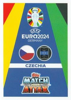 2024 Topps Match Attax Euro 2024 Germany #CZE12 Lukáš Sadílek Back