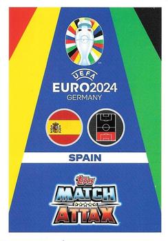 2024 Topps Match Attax Euro 2024 Germany #ESP2 Daniel Carvajal Back