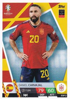 2024 Topps Match Attax Euro 2024 Germany #ESP2 Daniel Carvajal Front