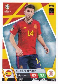 2024 Topps Match Attax Euro 2024 Germany #ESP3 Aymeric Laporte Front
