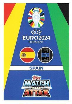 2024 Topps Match Attax Euro 2024 Germany #ESP12 Fabián Ruiz Back