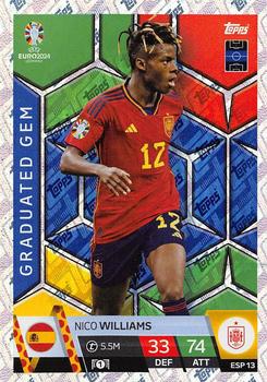 2024 Topps Match Attax Euro 2024 Germany #ESP13 Nico Williams Front
