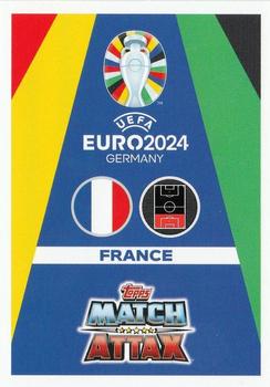 2024 Topps Match Attax Euro 2024 Germany #FRA6 Jules Koundé Back