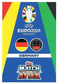 2024 Topps Match Attax Euro 2024 Germany #GER4 Malick Thiaw Back