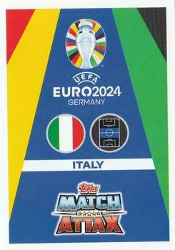 2024 Topps Match Attax Euro 2024 Germany #ITA15 Federico Chiesa Back