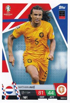 2024 Topps Match Attax Euro 2024 Germany #NED2 Nathan Aké Front