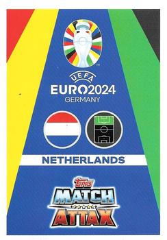 2024 Topps Match Attax Euro 2024 Germany #NED17 Cody Gakpo Back