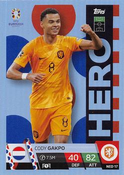 2024 Topps Match Attax Euro 2024 Germany #NED17 Cody Gakpo Front