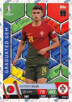 2024 Topps Match Attax Euro 2024 Germany #POR4 António Silva Front