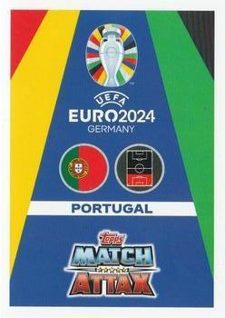 2024 Topps Match Attax Euro 2024 Germany #POR6 Diogo Dalot Back