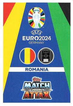 2024 Topps Match Attax Euro 2024 Germany #ROM1 Ionuț Radu Back