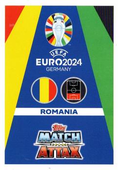 2024 Topps Match Attax Euro 2024 Germany #ROM3 Cristian Manea Back