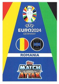 2024 Topps Match Attax Euro 2024 Germany #ROU8 Deian Sorescu Back