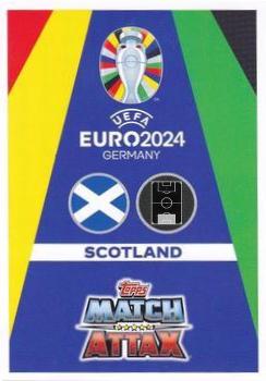 2024 Topps Match Attax Euro 2024 Germany #SCO1 Angus Gunn Back