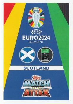 2024 Topps Match Attax Euro 2024 Germany #SCO16 Lyndon Dykes Back