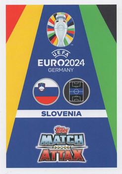 2024 Topps Match Attax Euro 2024 Germany #SVN11 Miha Zajc Back