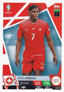 2024 Topps Match Attax Euro 2024 Germany #SUI15 Breel Embolo Front