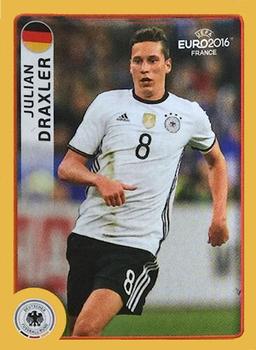 2016 Panini UEFA Euro Stickers - McDonald's Germany #M8 Julian Draxler Front