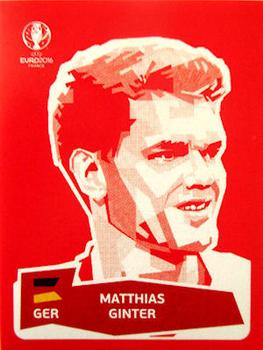 2016 Panini UEFA Euro Stickers - Coca-Cola Germany #NNO Matthias Ginter Front