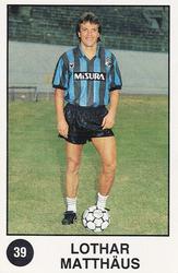 1988-89 Panini Supersport Calciatori #39 Lothar Matthaus Front
