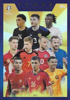 2024 Topps Match Attax Euro 2024 Germany - Limited Edition #LE1 Power Front