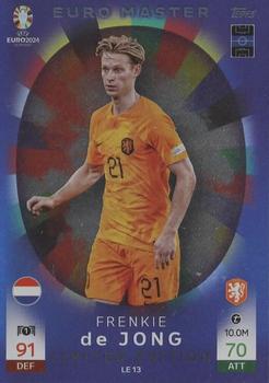 2024 Topps Match Attax Euro 2024 Germany - Limited Edition #LE13 Frenkie de Jong Front