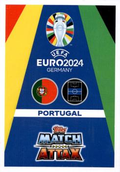 2024 Topps Match Attax Euro 2024 Germany - Blue Ice Limited Edition #BILE3 Bruno Fernandes Back