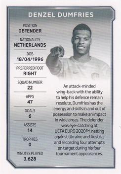 2024 Topps Match Attax Euro 2024 Germany - Premium Pro Limited Edition #PP6 Denzel Dumfries Back