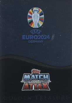 2024 Topps Match Attax Euro 2024 Germany - Golden Treasure #GT1 Jamal Musiala Back