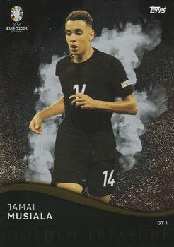 2024 Topps Match Attax Euro 2024 Germany - Golden Treasure #GT1 Jamal Musiala Front