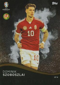 2024 Topps Match Attax Euro 2024 Germany - Golden Treasure #GT4 Dominik Szoboszlai Front