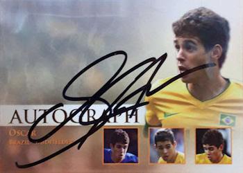 2013 Futera Unique World Football - Autographs #NNO Oscar Front