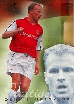 2001 Futera Platinum Arsenal FC Prestige #PRE16 Dennis Bergkamp Front