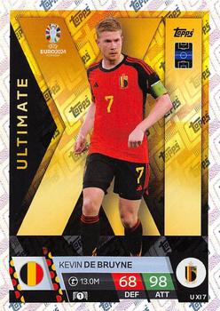 2024 Topps Match Attax Euro 2024 Germany - Ultimate XI #UXI7 Kevin De Bruyne Front