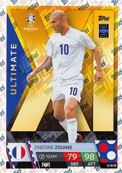 2024 Topps Match Attax Euro 2024 Germany - Ultimate XI #UXI8 Zinedine Zidane Front