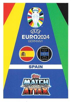 2024 Topps Match Attax Euro 2024 Germany - 100 Club Limited Edition #100CL3 Rodri Back