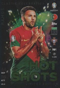 2024 Topps Match Attax Euro 2024 Germany - Hot Shots Limited Edition #HSLE4 Gonçalo Ramos Front