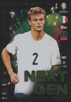 2024 Topps Match Attax Euro 2024 Germany - Next Gen Limited Edition #NGLE4 Giorgio Scalvini Front