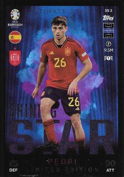 2024 Topps Match Attax Euro 2024 Germany - Shining Star Limited Edition #SSLE3 Pedri Front
