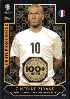 2024 Topps Match Attax Euro 2024 Germany - Centurion Relic #CM6 Zinédine Zidane Front